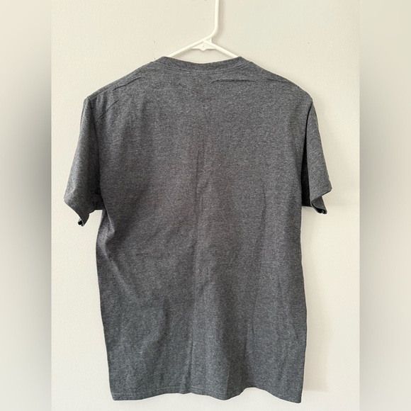 Great Smoky Mountains Bear Graphic T-shirt Gray Orange Blue Hippie Size S - Picture 4 of 5